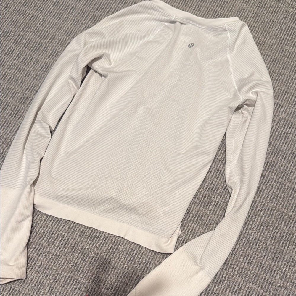 White Long Sleeve lululemon top